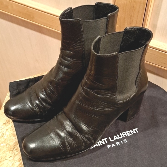 Yves St. Laurent chelsea boots 36 US 6 - Picture 1 of 11